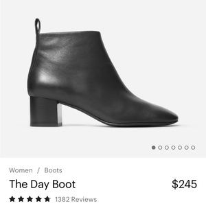 Everlane The Day Boot - Black 7.5